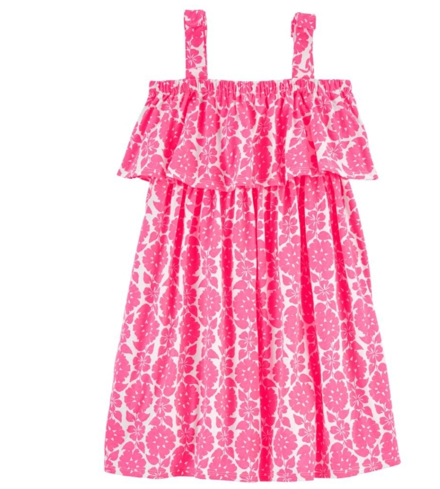 Carters Floral Jersey Tank Dress